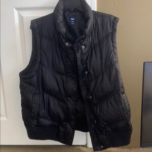 GAP Quilted Black Vest